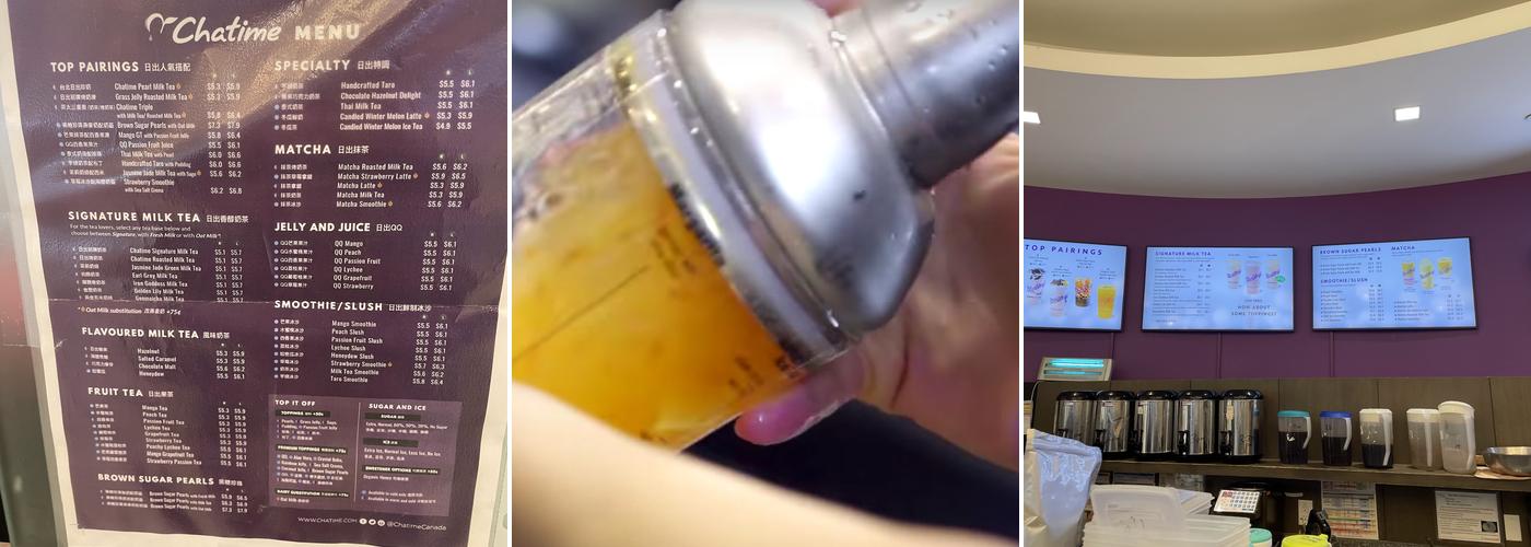 Chatime Menu