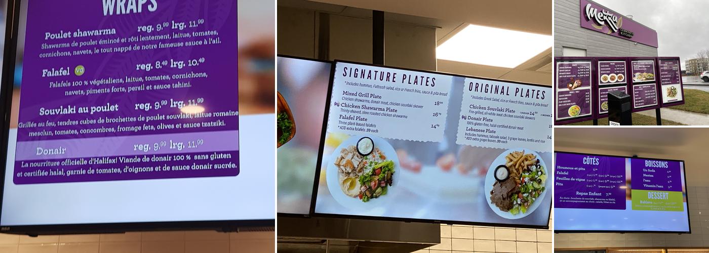 Mezza Lebanese Kitchen Menu