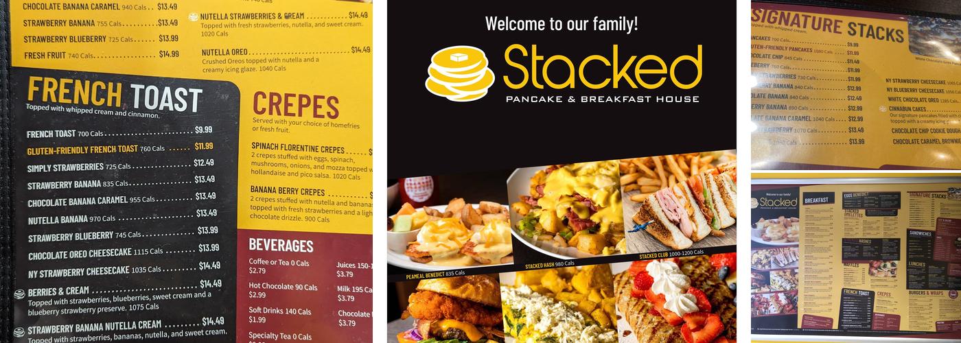 Stacked Pancake & Breakfast House Ajax Menu