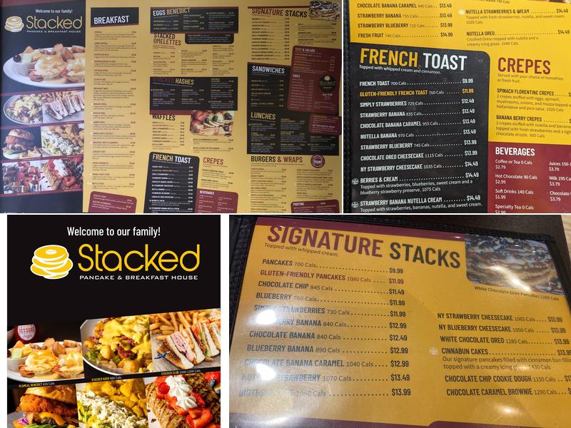 Stacked Pancake & Breakfast House Ajax Menu