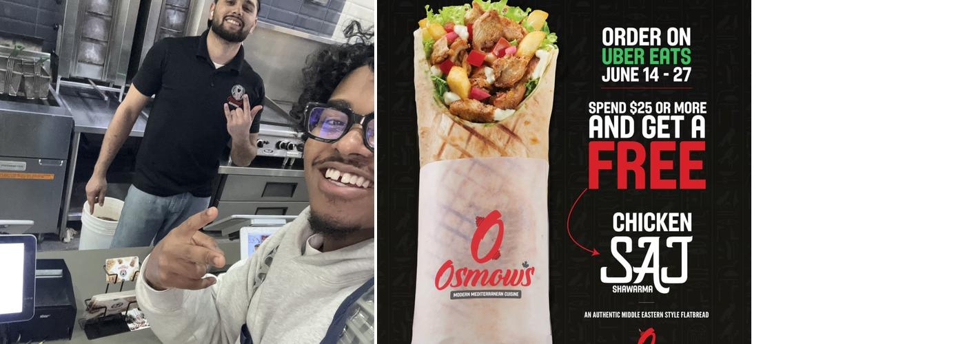 Osmow's Shawarma Menu
