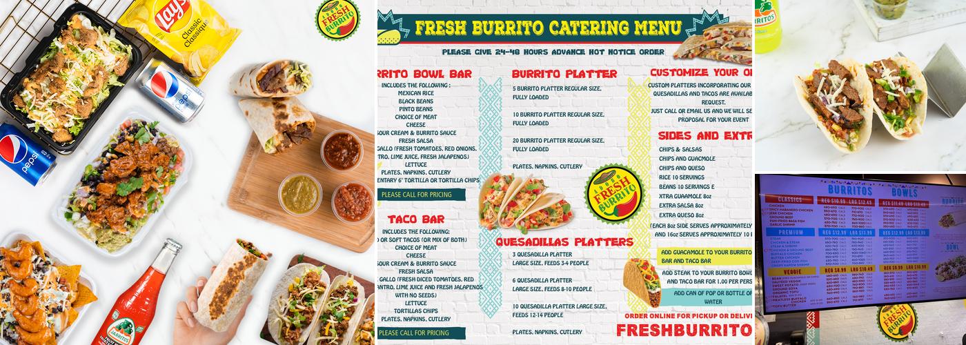 Fresh Burrito Menu