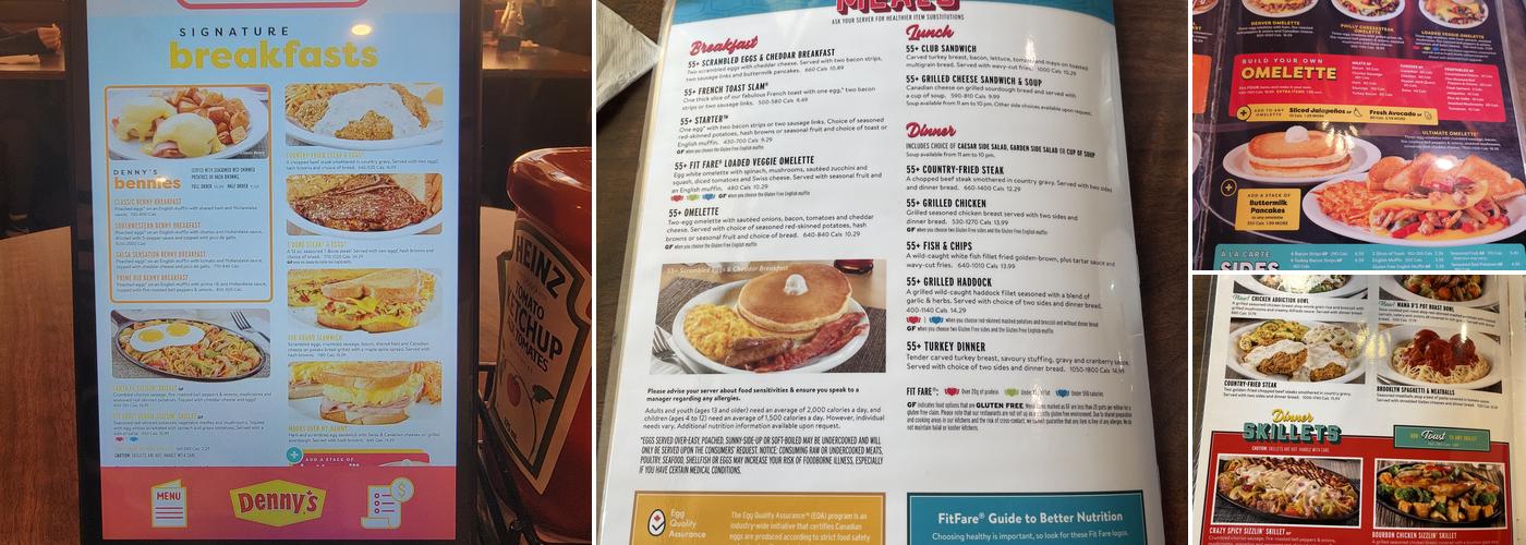 Denny's Menu
