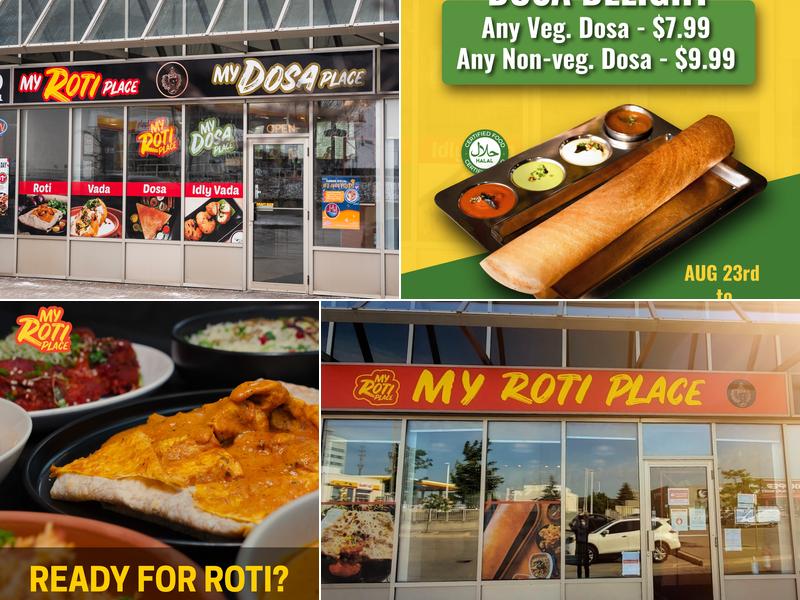 My Roti Place / My Dosa Place 2501 Third Line Unit # D4, Oakville