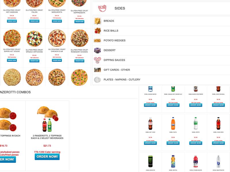 Pizzaville Menu