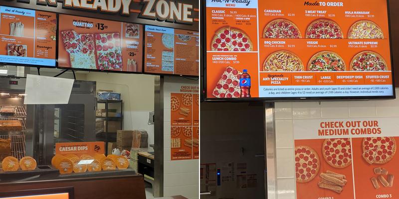Little Caesars Pizza Menu