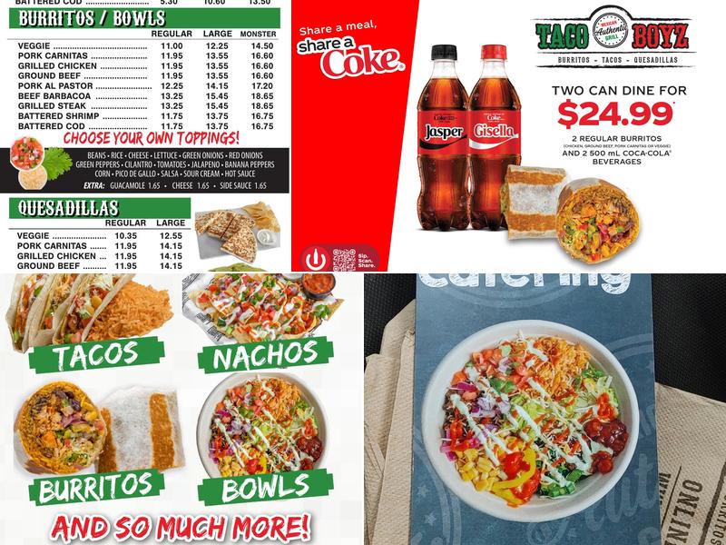 Taco Boyz Stratford Menu