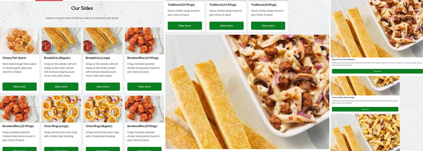 Pizza Hut Menu