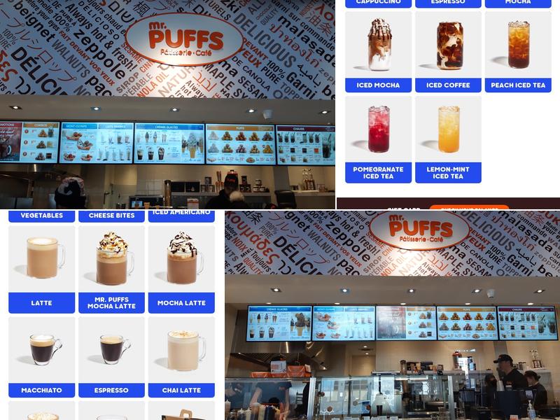 Mr. Puffs Menu
