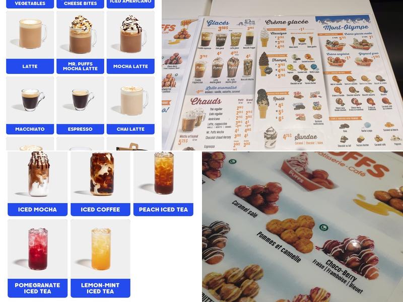 Mr. Puffs Menu