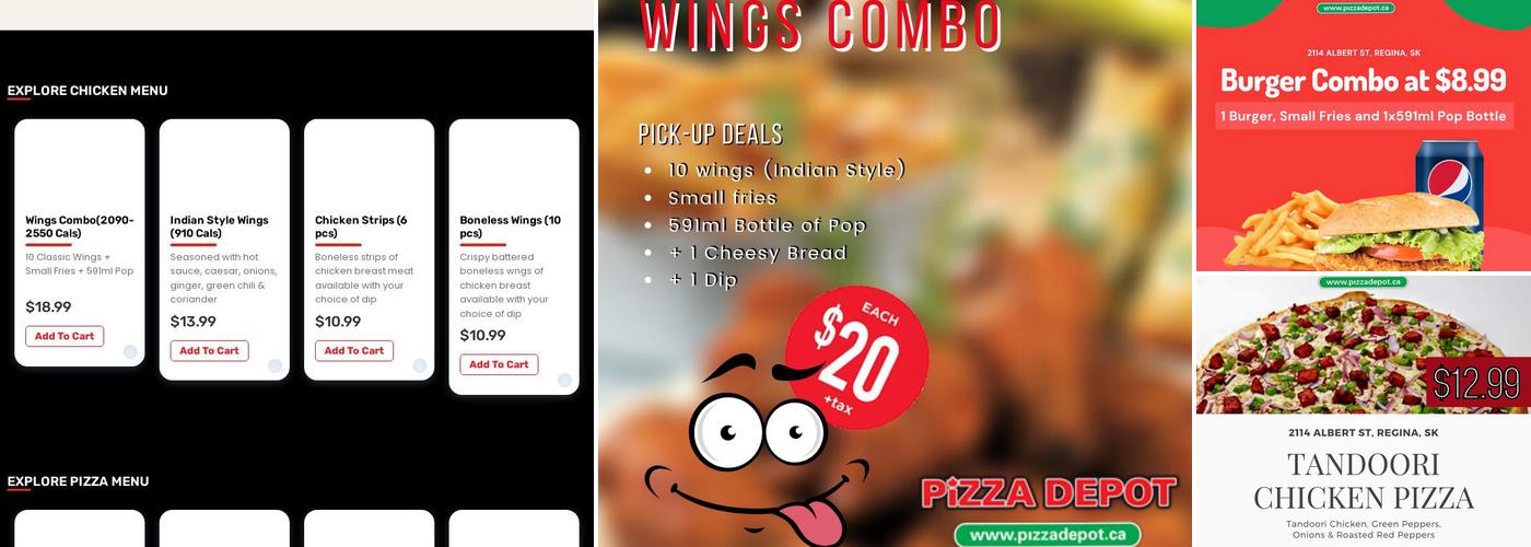 Pizza Depot Menu
