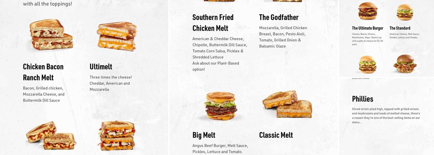 Meltwich Food Co - Warman Menu