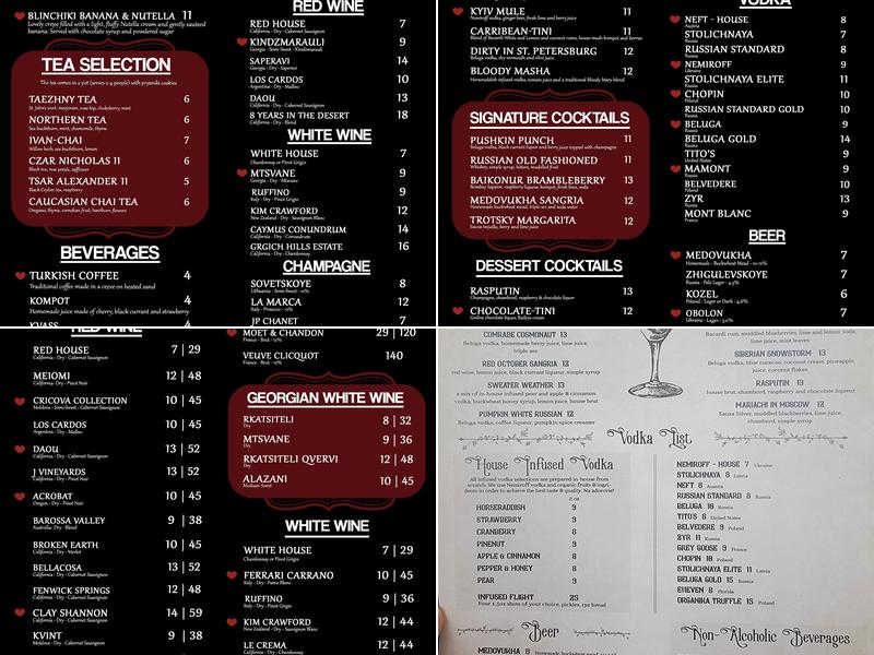 Babushka's - Hyde Park Menu