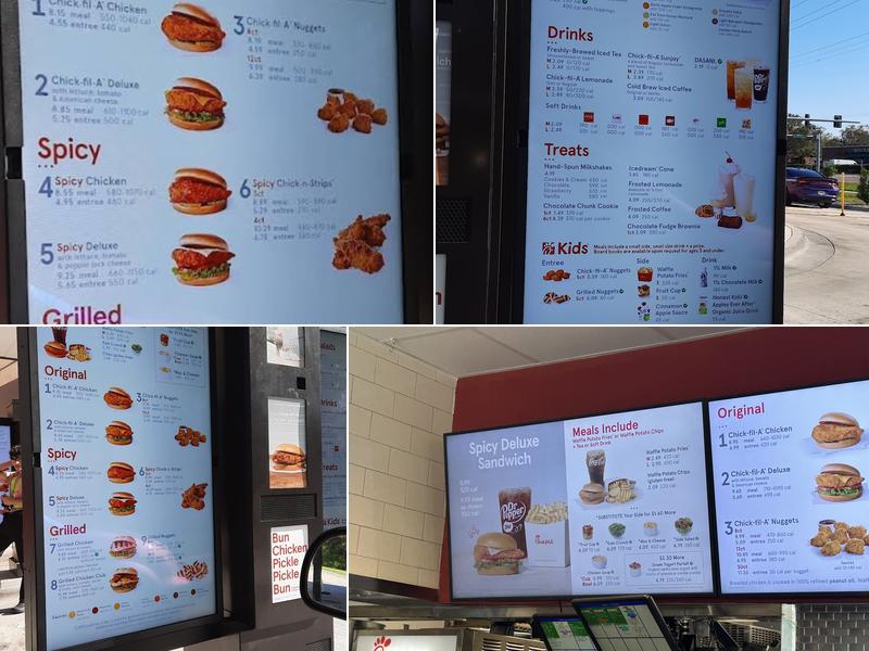 Chick-fil-A Menu