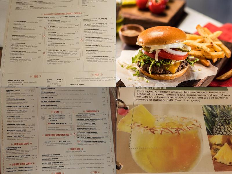 Cheddar's Scratch Kitchen Menu