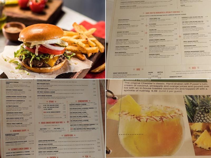 Cheddar's Scratch Kitchen Menu