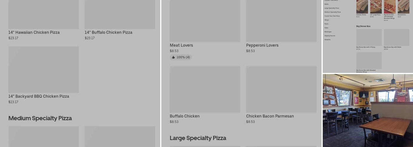 Pizza Hut Menu