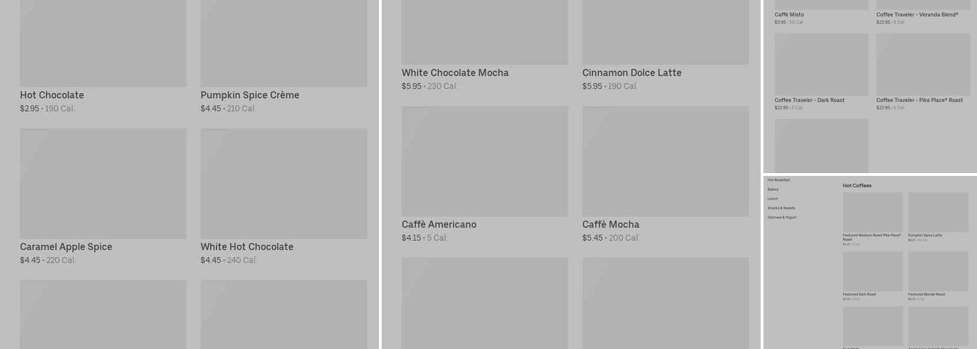 Starbucks Menu