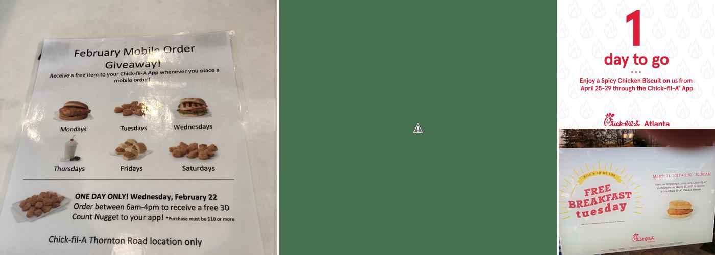 Chick-fil-A Menu
