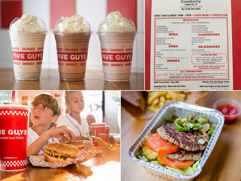 Five Guys Menu