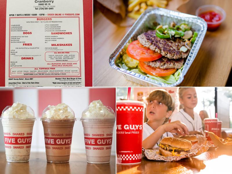 Five Guys Menu