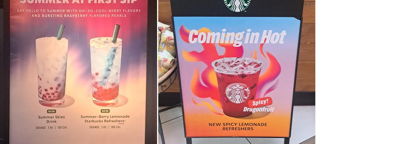 Starbucks Menu