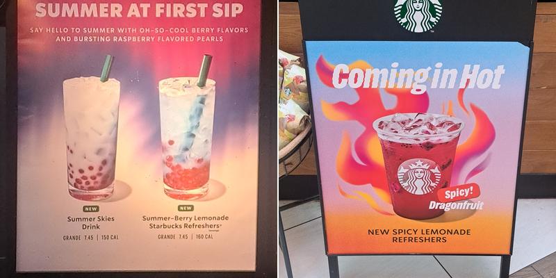 Starbucks Menu