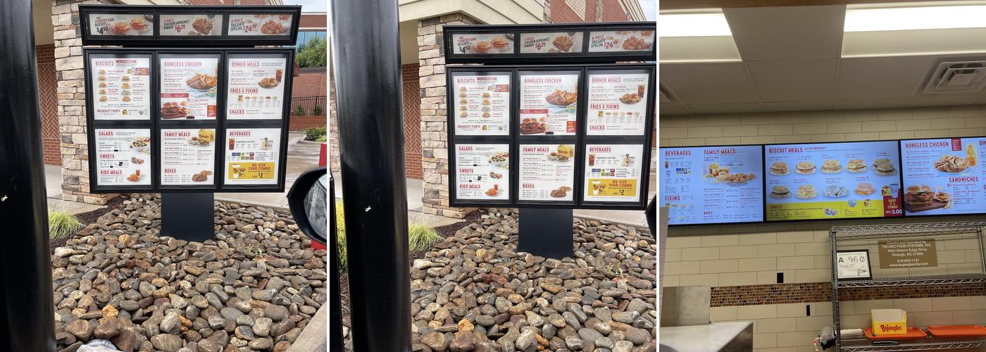 Bojangles Menu