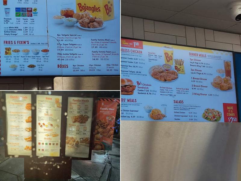 Bojangles Menu