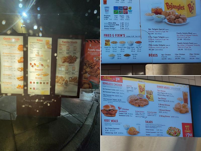 Bojangles Menu