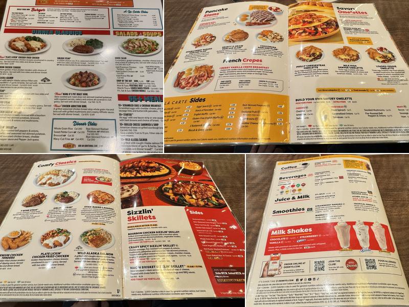 Denny's Menu