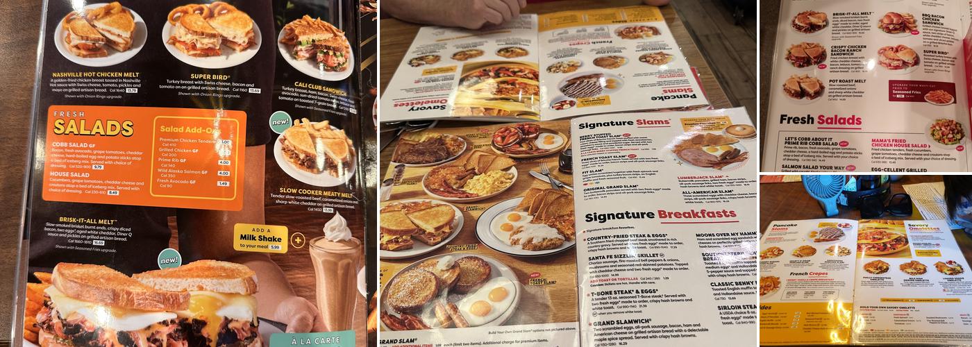Denny's Menu
