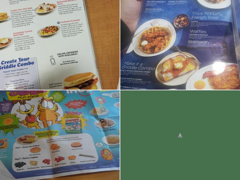 IHOP Menu