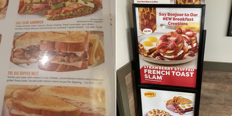 Denny's Menu