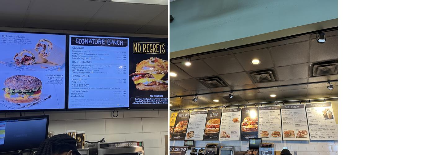 Einstein Bros. Bagels Menu