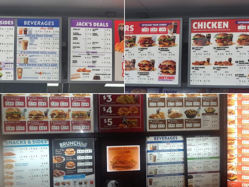 Jack in the Box Menu