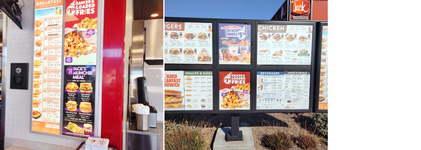 Jack in the Box Menu