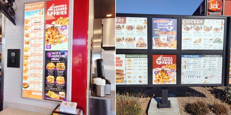 Jack in the Box Menu