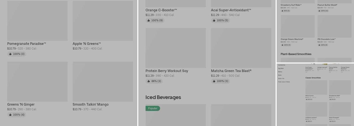 Jamba Menu