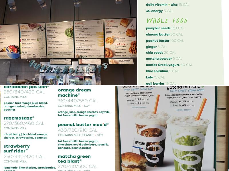 Jamba Menu