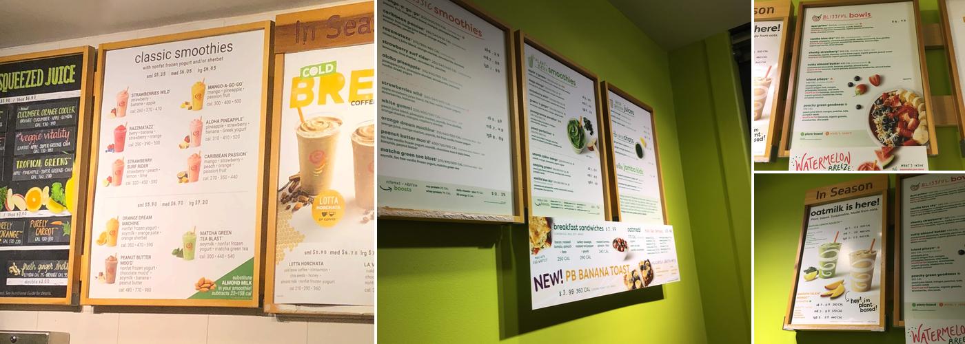 Jamba Menu