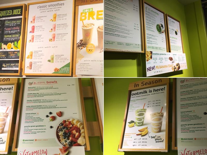 Jamba Menu