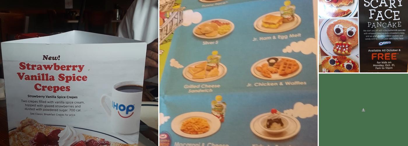 IHOP Menu