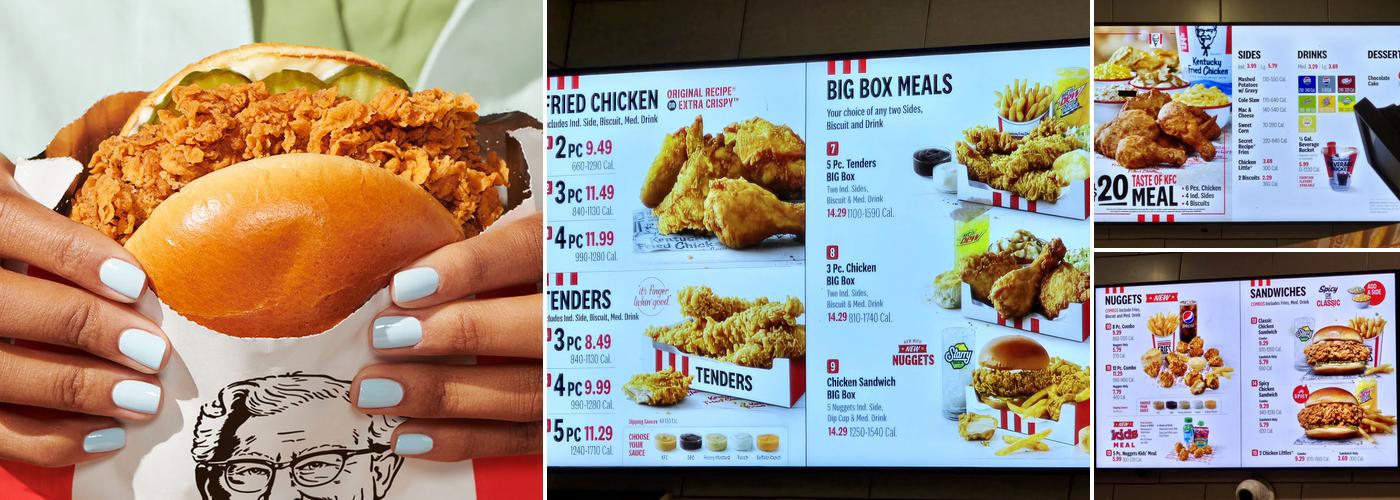 KFC Menu