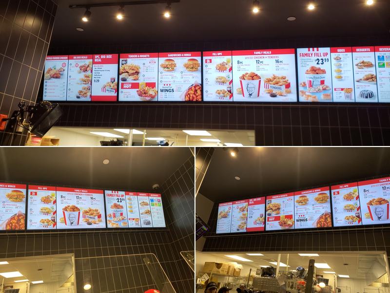 KFC Menu