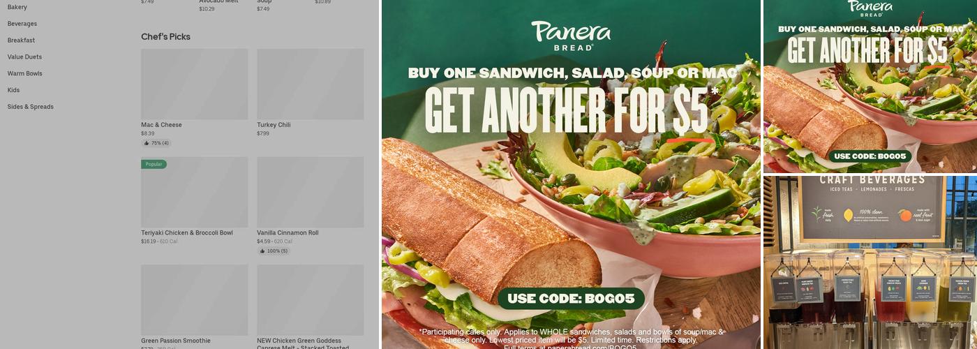 Panera Bread Menu