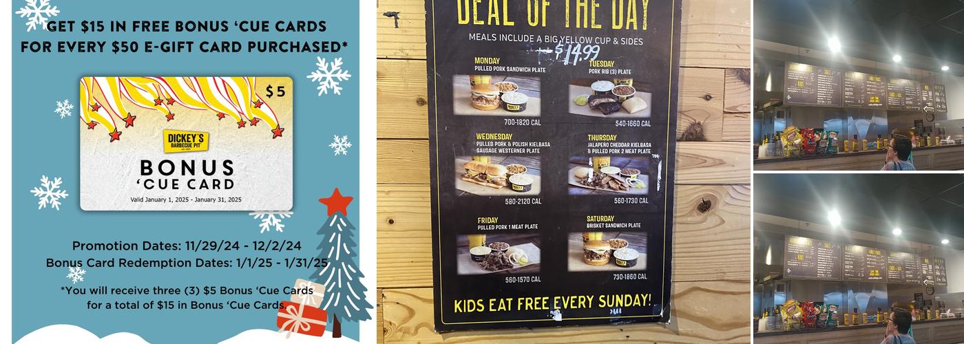 Dickey's Barbecue Pit Menu