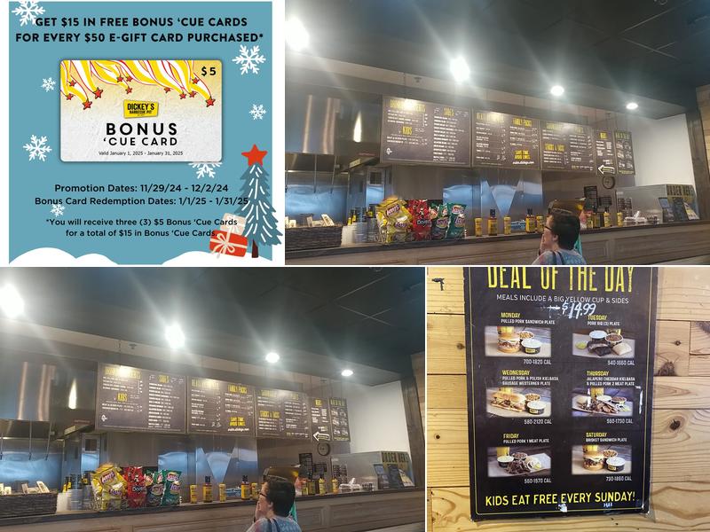 Dickey's Barbecue Pit Menu