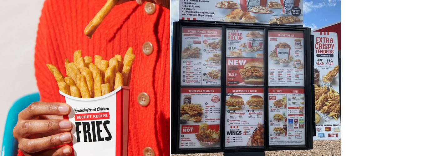 KFC Menu