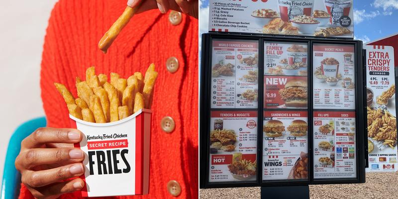 KFC Menu